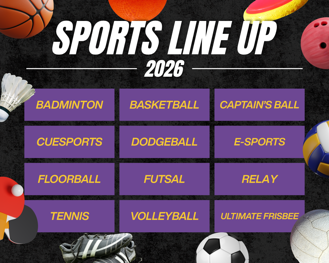 Sports Line Up